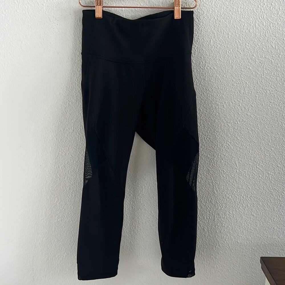 Old Navy Active Go-Dry Black Active Leggings Workout Athleisure Small
